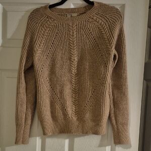 Tan Cable Knit Sweater